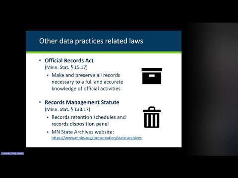 Data Practices Act Basics Webinar March 2026