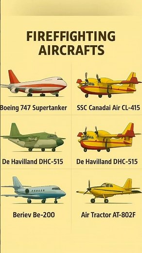 Firefighting Aircrafts #firefighter #aircraft #ytshorts
