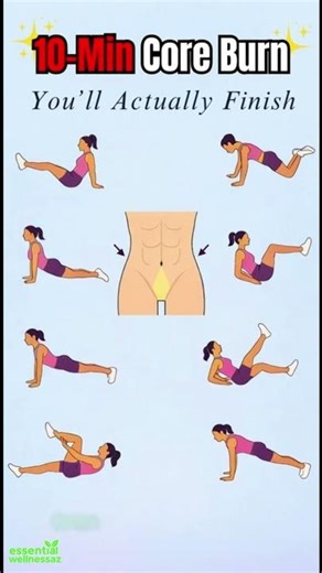 10-Minute Core Burn Routine Anyone Can Finish