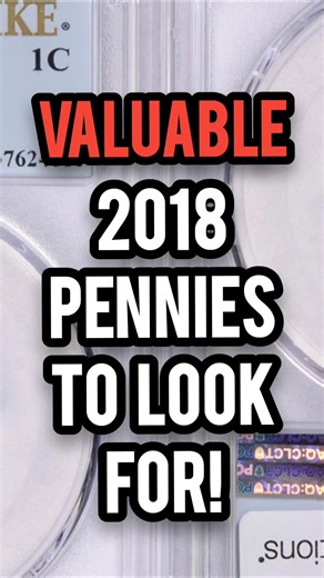 RARE PENNIES WORTH MONEY! 2018 Penny Value #trending #coin #investment #finance #fyp #shorts
