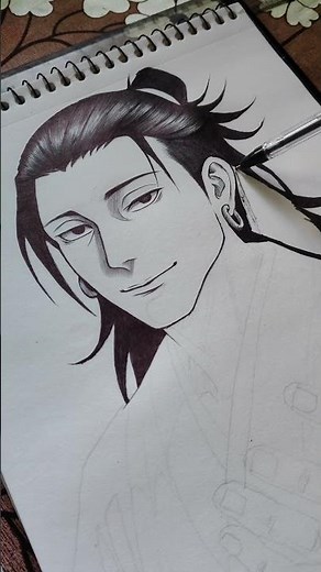 getou suguru | Jujutsu kaisen #drawing #4k #anime