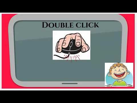 Kids learning Computer Mouse