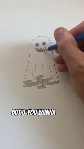 Even if you can’t draw, you can draw this easy ghost! #drawingtutorial #ghostdrawing #halloweenart #drawinglessons #funart #easydrawings #halloween #art #artist | Iamshaneburke