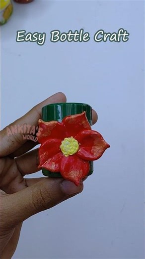 DIY Easy Clay Bottle Craft | Best Out of Waste Craft Ideas #bottlecraft #miniature #diy #trending