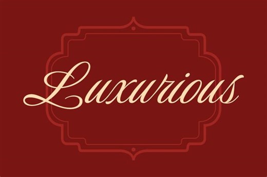 Download Luxurious Calligraphy Font