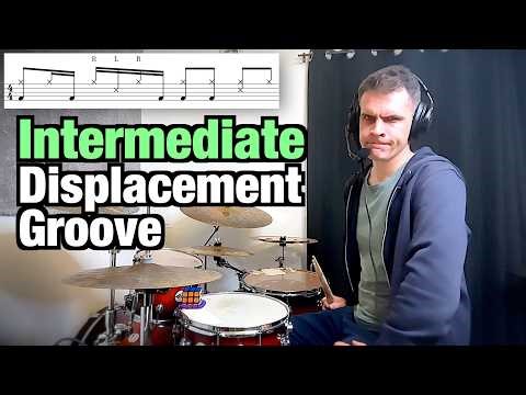 Intermediate Displacement Groove - DRUM LESSON