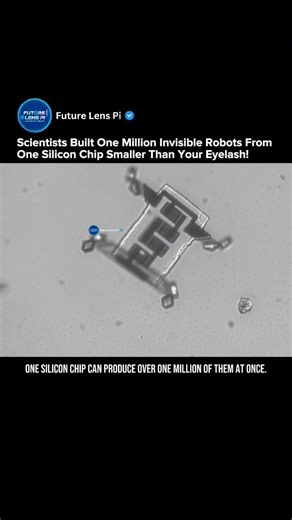 1 Million Microscopic Robots on a Single Chip | Mass-Manufactured Silicon Robots #science #tech