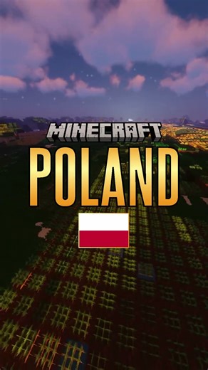 Poland trailer #minecraft #shorts #poland #openstreetmap
