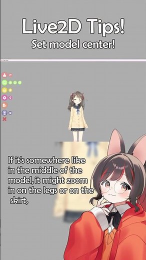 Model Center! | #Live2D tips #live2dtutorial