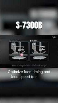 Discover the Brother S-7300B: Advanced Single Needle Lock Stitch Sewing Machine with DIGIFLEX FEED 3