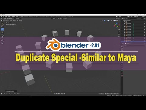 Duplicate special in Blender