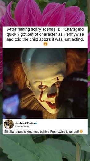 Bill Skarsgard Comforts Child Actors After Scary Scenes