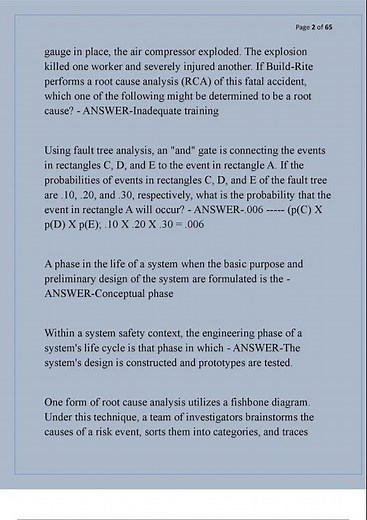 ARM 401 Associate in Risk Management Exam 2 versionsincludes accurate and verified questions