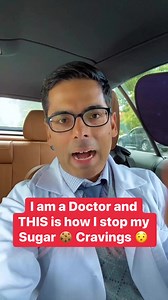 How do I stop Sugar Cravings? Harvard Trained Gastroenterologist Doctor explains. As a doctor, I understand the struggle many of us face when it comes to sugar cravings. In this video, I'm sharing my personal strategy for overcoming those tempting urges for sugary treats. Join me as I discuss a practical tip to curb sugar cravings and promote a healthier lifestyle. Don't forget to share this with your loved ones! ❤️ #sugar #sugarcookies #healthandwellness #healthtips | Saurabh Sethi MD