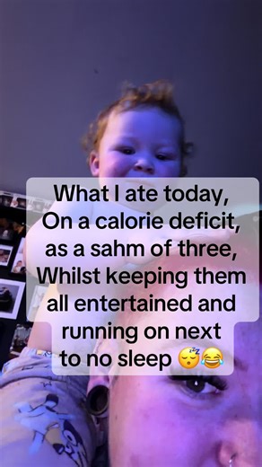 What I ate today, on a calorie deficit, as a sahm of three, whilst keeping them all entertained on next to no sleep 😴🤣 #wieiad #caloriedeficit #tiredmamma #stahm #mumlife