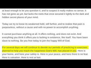 A Course in Miracles