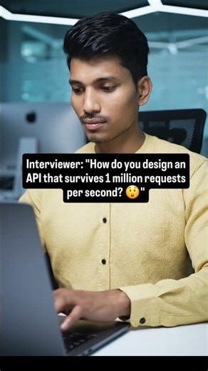 How do you design an API that survives 1 million requests per second?