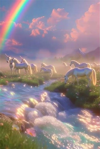 Magical Unicorn World 🌈 🦄 Rainbow Fantasy✨ So Relaxing!