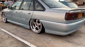 Tim's Killer 1993 Holden VP Commodore! "ENIOL8" Looks and sounds unreal. Powered by a Solid cammed 383 billet crank, Th400 trans, Custom full billet tunnel ram, 5k stall converter, Haltech platinum sport 2000 ecu and punches out 640hp! #bagged #VP #Holden | Toughest Cars