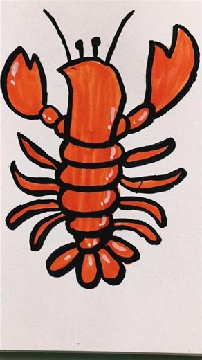 Scorpion Drawing for Beginners How to Draw Scorpion Step by Step for Kids #youtubeshorts #shortsfeed