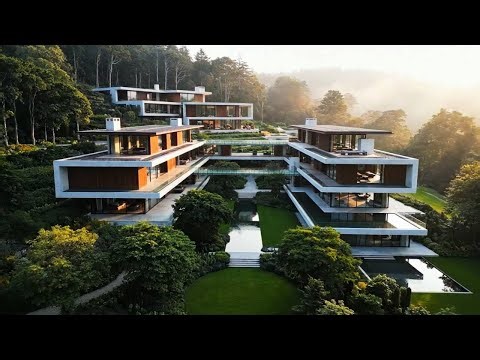 Inside the Pinnacle of Luxury: Touring the Futuristic Mega Mansion