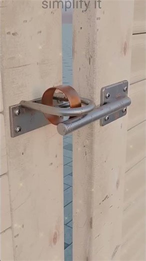 $20 DIY Self Locking Swing Gate Latch