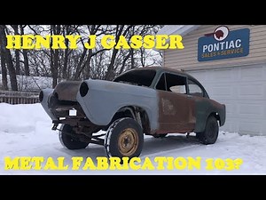 Henry J Gasser Radius Rear Wheel Wells Fabrication, For Fat Meets. 327 4 Speed.