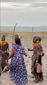Women from the Turkana tribe sing and dance | Lake Turkana, Kenya #shorts