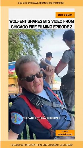 Wolf Entertainment Shares BTS Video From Chicago Fire Filming Episode 2 #chicagofire