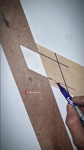 How to Cut a Perfect Diamond Wood Joint (Diamond Scarf) #tipsandtricks