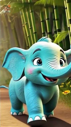 Hathi Wala Cartoon, Where did the elephant king go #hindirhymes #shortsvideo #elephant #babysongs...