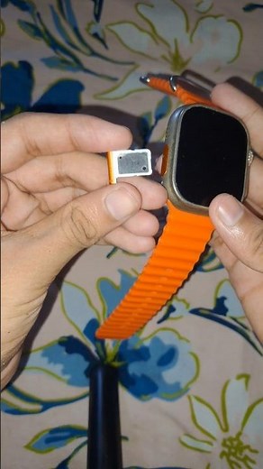How to insert sim in your smart watch ✅️ #video #videoviral #smartwatch