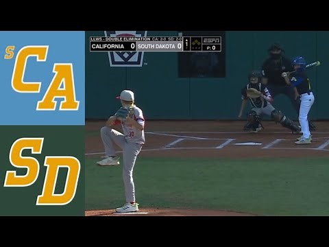 California vs South Dakota (GAVIN WEIR NO HITTER!) | LLWS Winners Bracket | 2021 LLWS Highlights