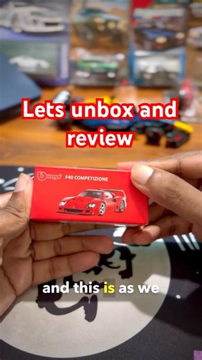 Ferrari F40 Competizione Burago Unboxing 🔥 MRP Deal! | Diecast Review #shorts #viral #hotwheels