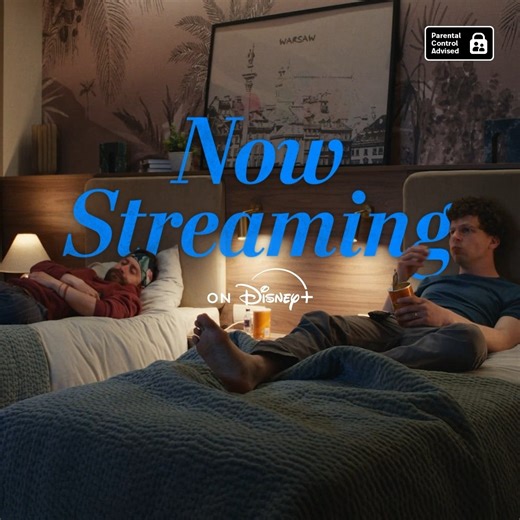 82K views · 107 reactions | Snacks in, comfies on, A Real Pain, starring Jesse Eisenberg and Kieran Culkin, is now streaming on Disney+. | Searchlight Pictures | Facebook