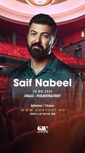 Saif Nabeel Live Concert in Oslo