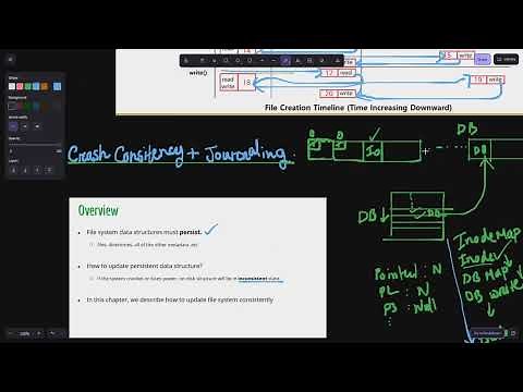 5.3 File System Part 3 [Crash Constancy , Journaling]
