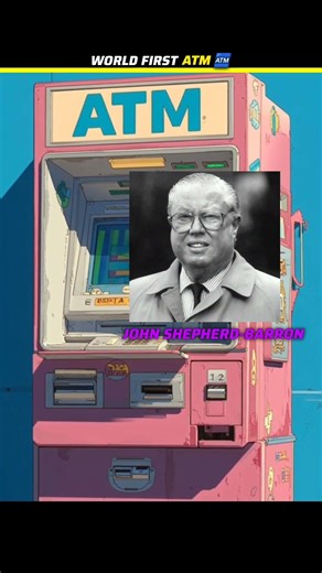 This is the world's first ATM machine. #atm #invention