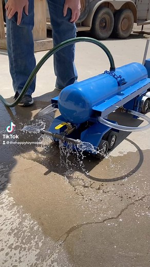 3.6K views · 579 reactions | Tanker trailer is a kiddo favorite for summer and playing in the water. #construction #constructionwork #constructionlife #cowboytoys #rurallife | The Happy Toy Maker | Facebook