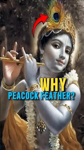 Why Krishna Wears a Peacock Feather? Hidden Meaning Revealed 🦚✨