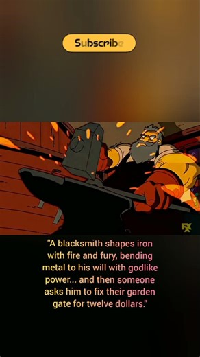 Blacksmith's life, ain't no easy life #blacksmith #hardjob #simpsons