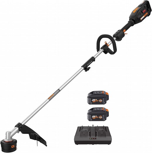 Worx Nitro WG186 40V PowerShare PRO Attachment-Capable Driveshare 15" Cordless String Trimmer