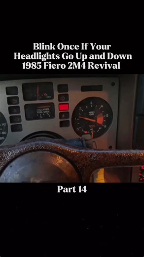 Blink Once If Your Headlights Go Up and Down | 1985 Fiero 2M4 Revival - Part 14 #carrepair #restoration #carbuild #cartok #mechanic