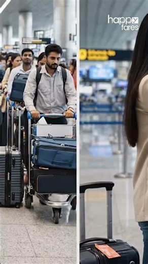 How to Check In at the Airport Without Standing in Line | HappyFares