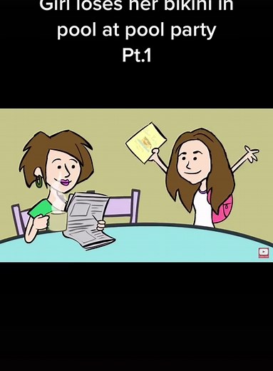 Girl loses her bikini in pool at pool party #storybooth #storytime #fypchallenge #DoritosDuetRoulette #fypシ #fyp #dontflop #firstvideo
