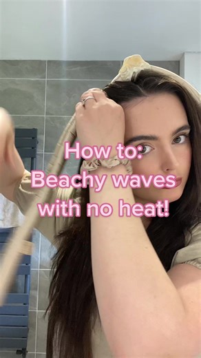 How to Create Beachy Waves with No Heat at Home