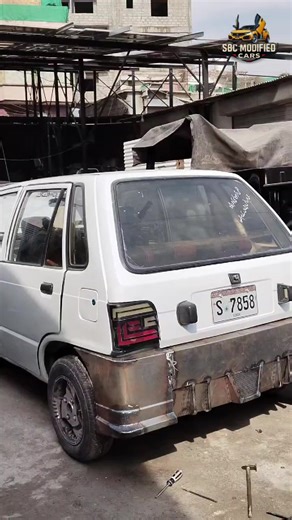 Suzuki Mehran Modified Back Bumper: New Metal Design