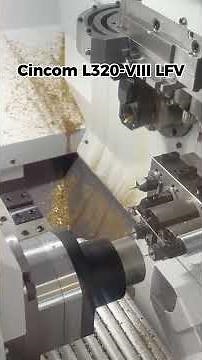 #Cincom L320-VIII LFV Demo #cnc #machinery