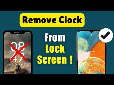 How To Remove Clock Form Lock Screen Android (2026)