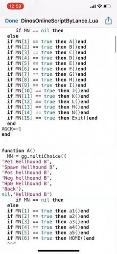 Dinos Online Mod Menu Script for 4.1.3 By Me ( includes everything).